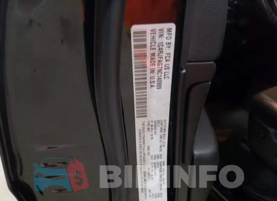 1C4RJFAG7NC140989 Photo# 10