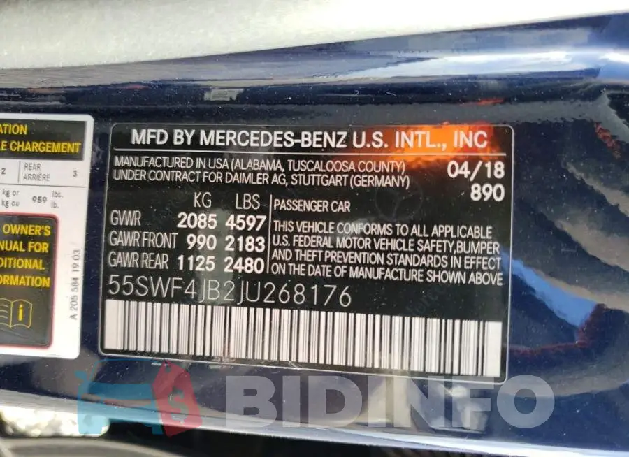 55SWF4JB2JU268176 Photo# 10