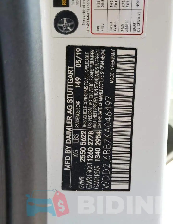 WDD2J6BB7KA046497 Photo# 10