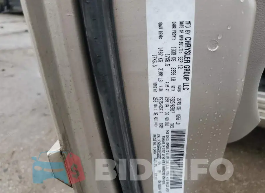 2C4RDGBG0DR569893 Photo# 10