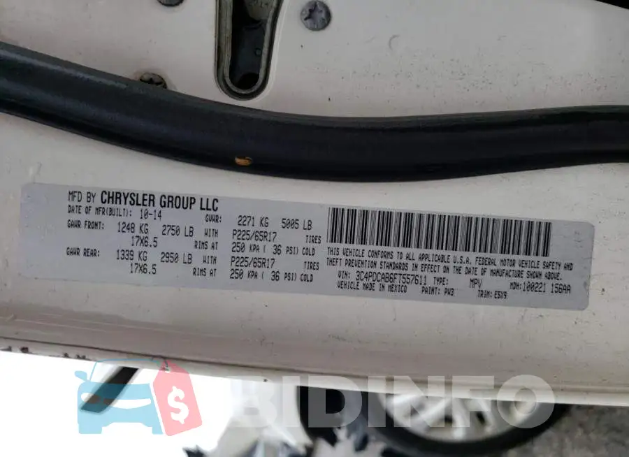 3C4PDCAB6FT557611 Photo# 12