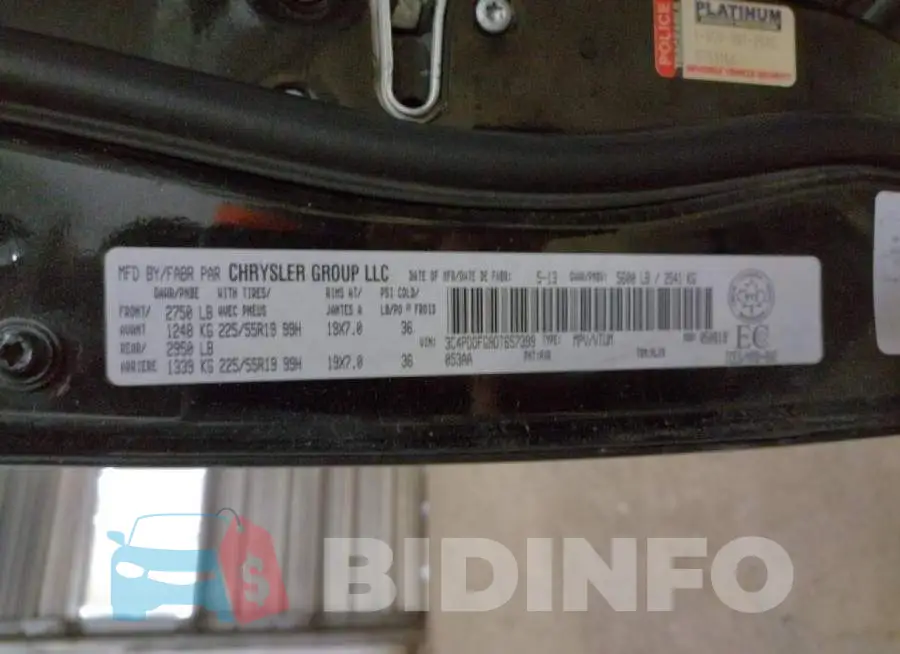 3C4PDDFG9DT657399 Photo# 13