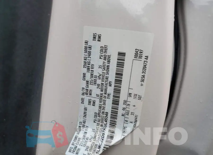 5LMCJ2D97KUL45349 Photo# 10