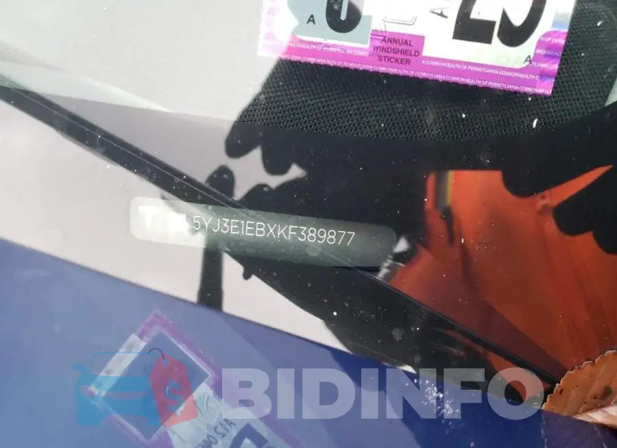 5YJ3E1EBXKF389877 Photo# 12