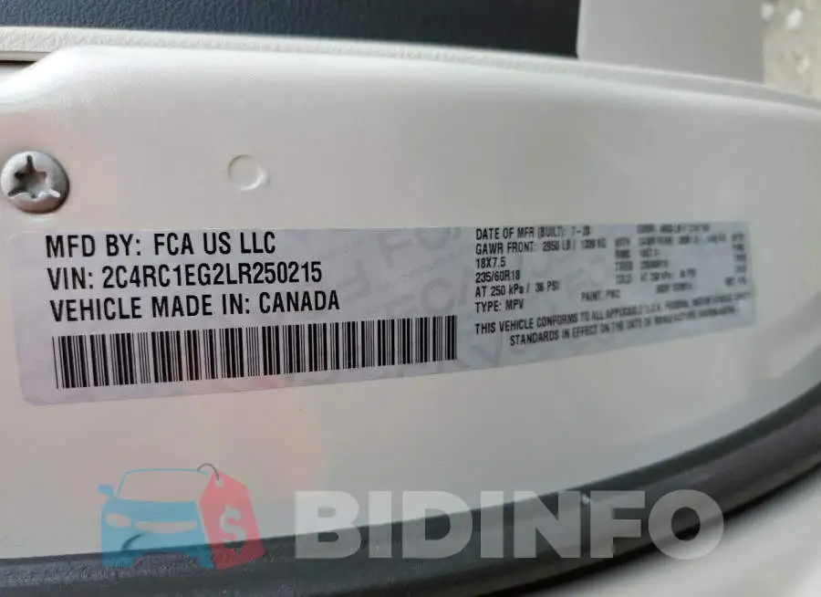 2C4RC1EG2LR250215 Photo# 14