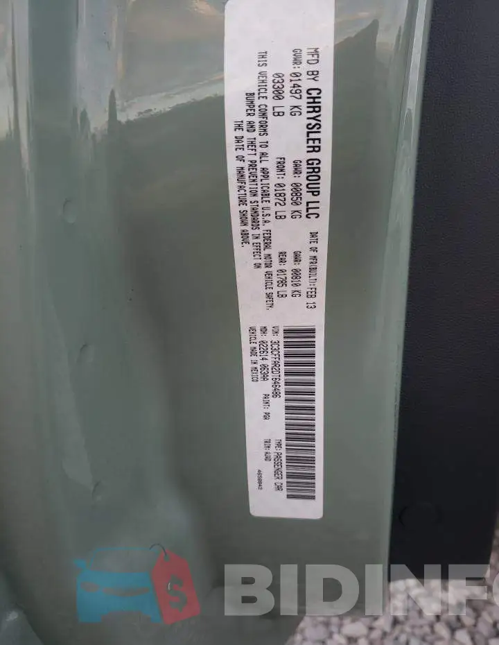 3C3CFFAR2DT646486 Photo# 12