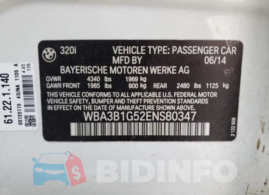 WBA3B1G52ENS80347 Photo# 12