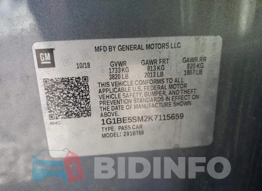 1G1BE5SM2K7115659 Photo# 10