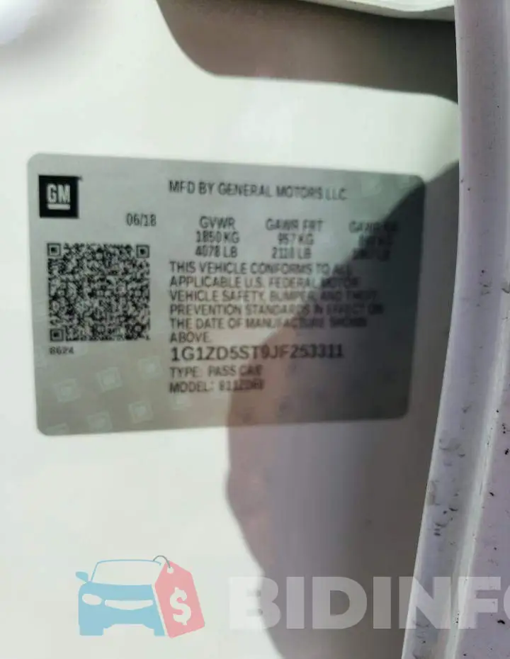 1G1ZD5ST9JF253311 Photo# 10