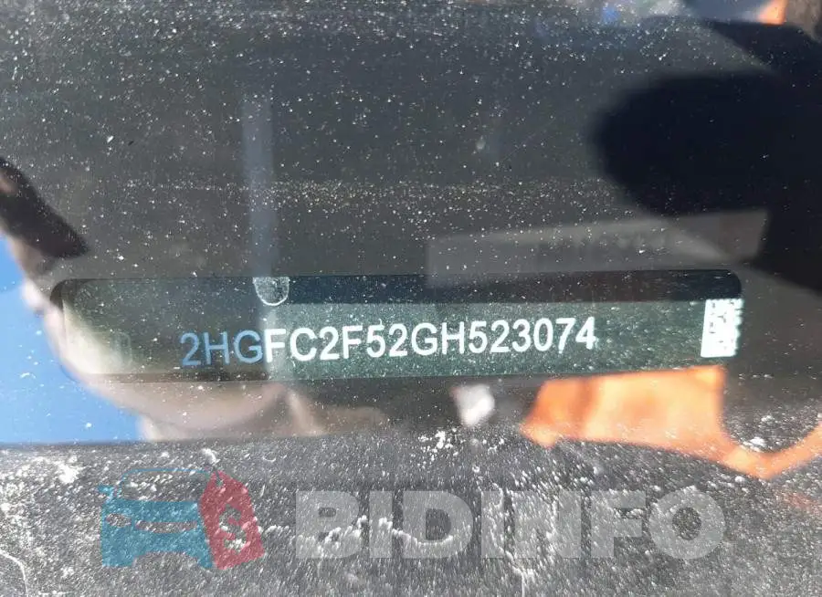 2HGFC2F52GH523074 Photo# 12