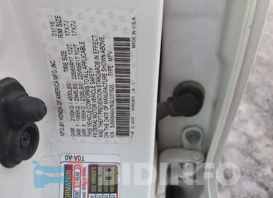 5J6RM4H78GL031925 Photo# 10