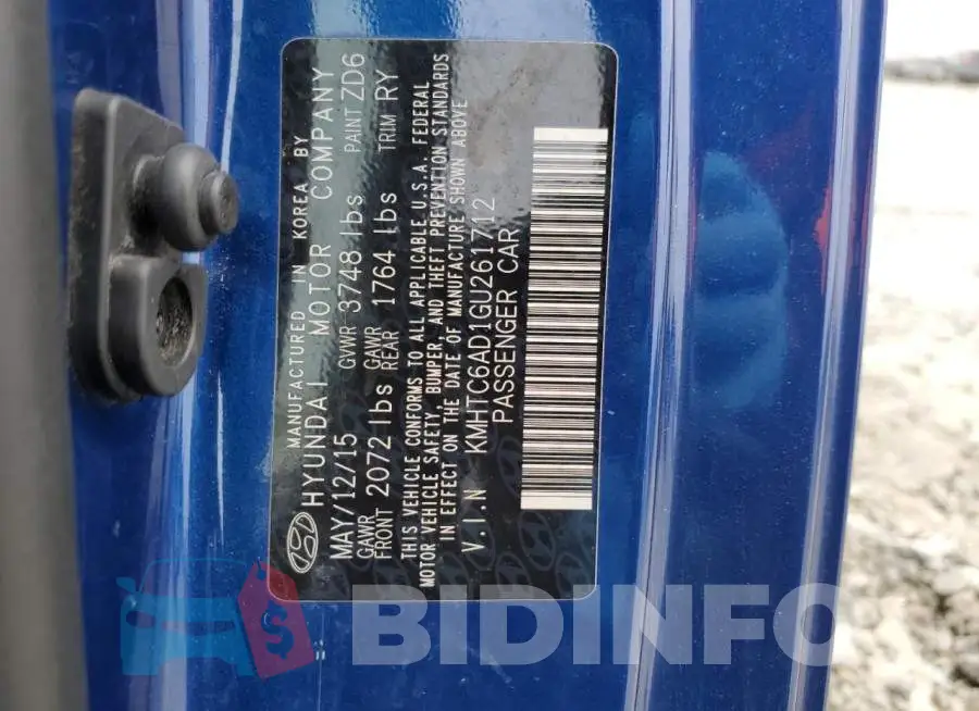 KMHTC6AD1GU261712 Photo# 13