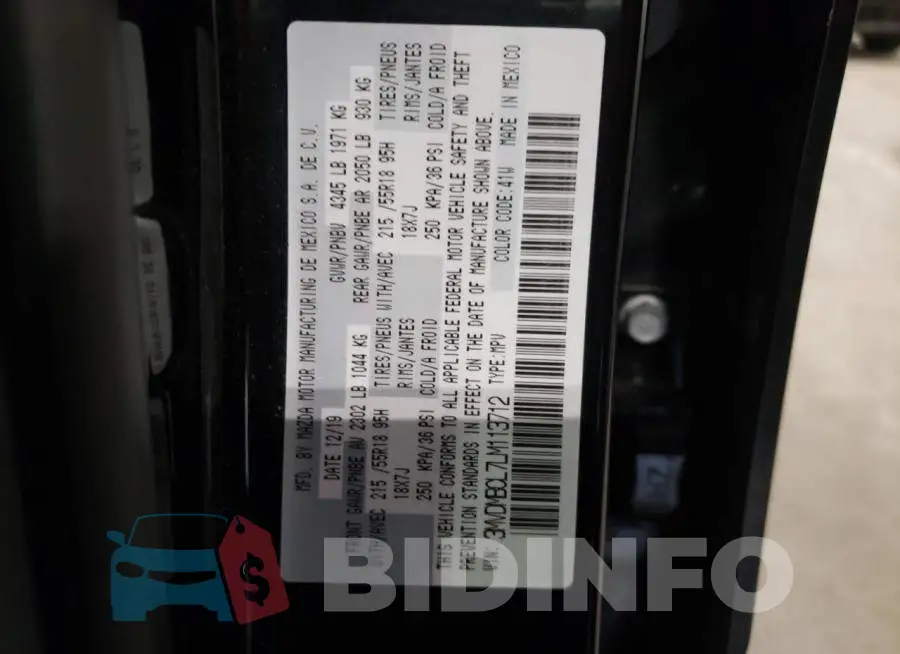 3MVDMBCL7LM113712 Photo# 10