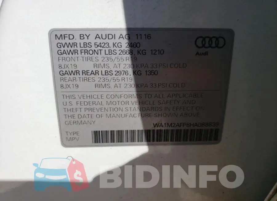 WA1M2AFP8HA088639 Photo# 10