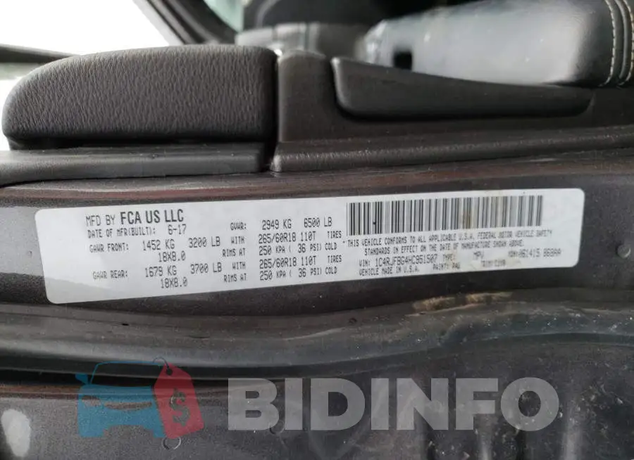 1C4RJFBG4HC951507 Photo# 13