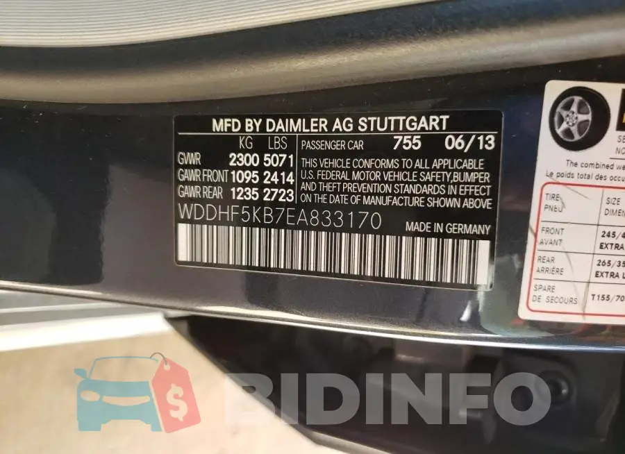 WDDHF5KB7EA833170 Photo# 10