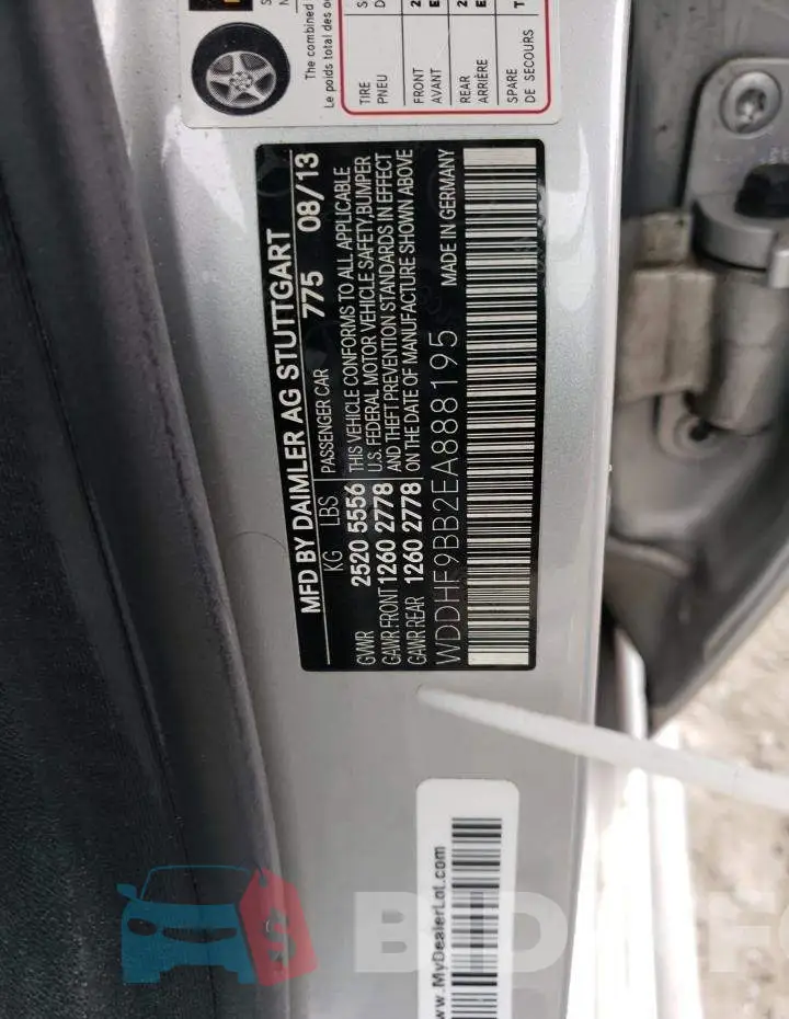 WDDHF9BB2EA888195 Photo# 12
