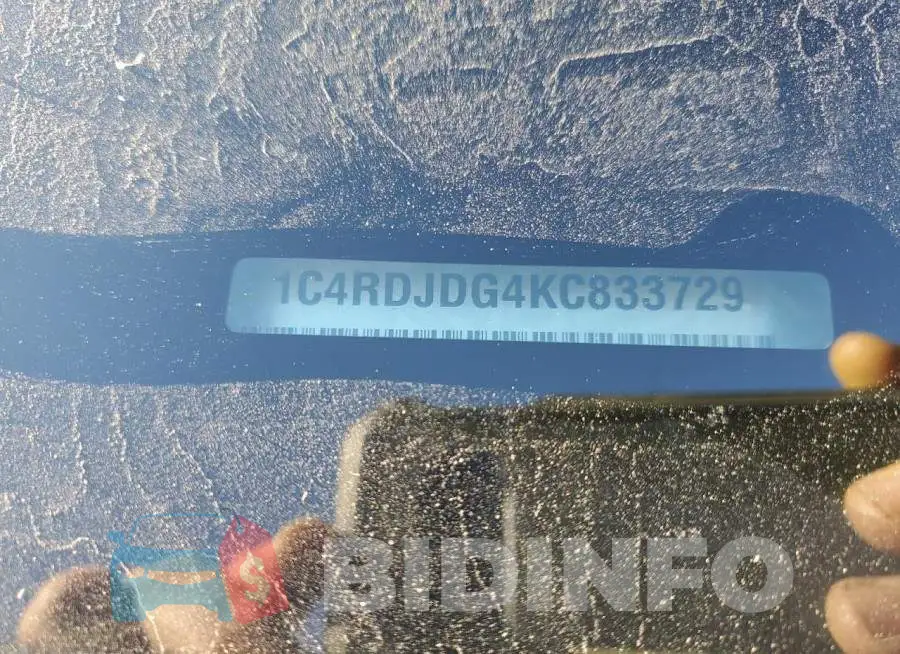 1C4RDJDG4KC833729 Photo# 10