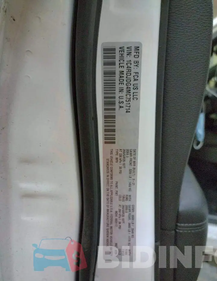1C4RDJDG4MC751714 Photo# 10