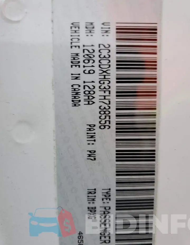 2C3CDXHG3FH738556 Photo# 12