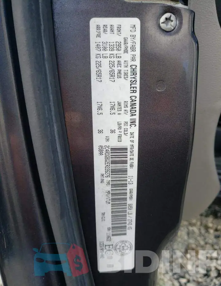 2C4RDGBG2ER226276 Photo# 14