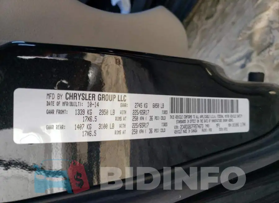 2C4RDGBG7FR574673 Photo# 14