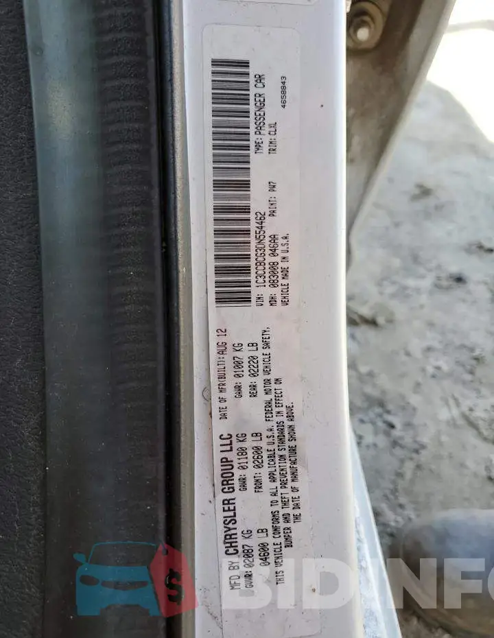 1C3CCBCG3DN554462 Photo# 12