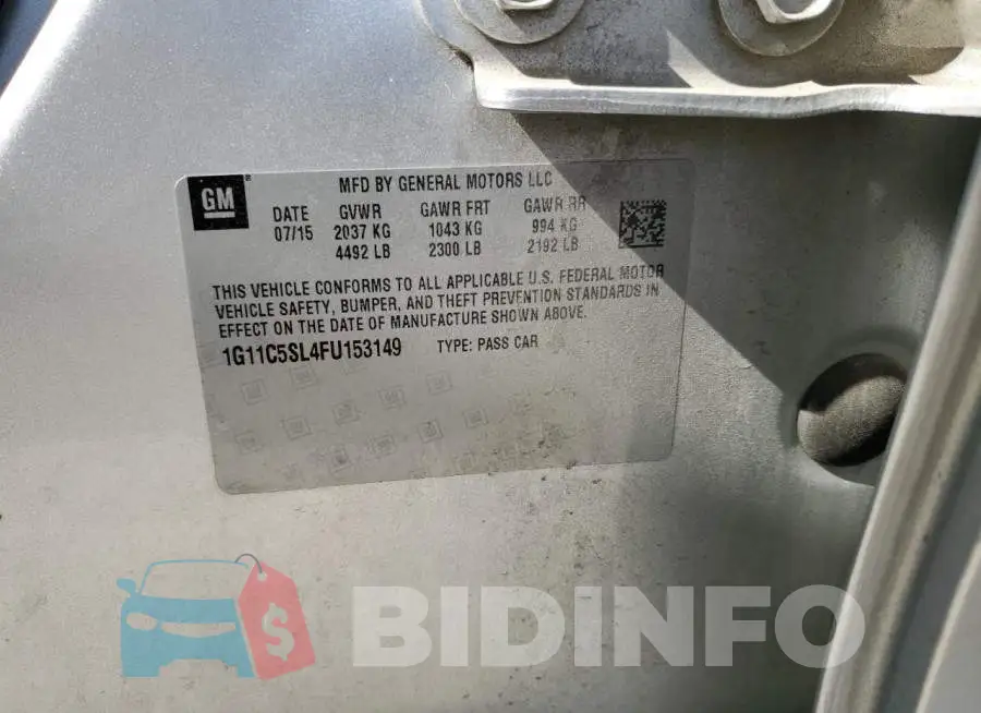 1G11C5SL4FU153149 Photo# 10