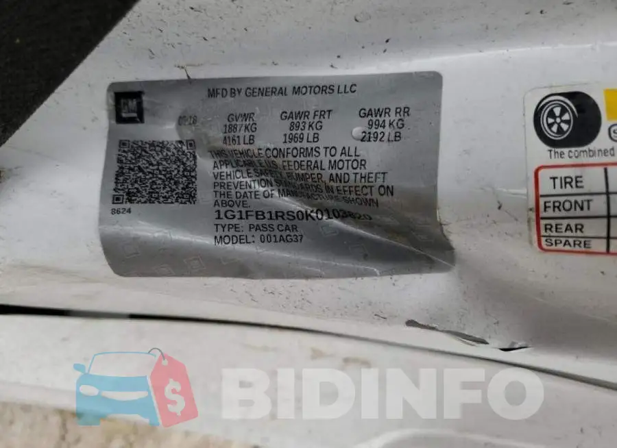 1G1FB1RS0K0103820 Photo# 13