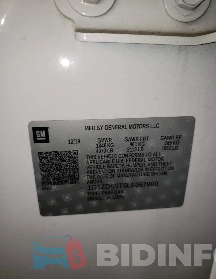 1G1ZD5ST5LF067980 Photo# 13
