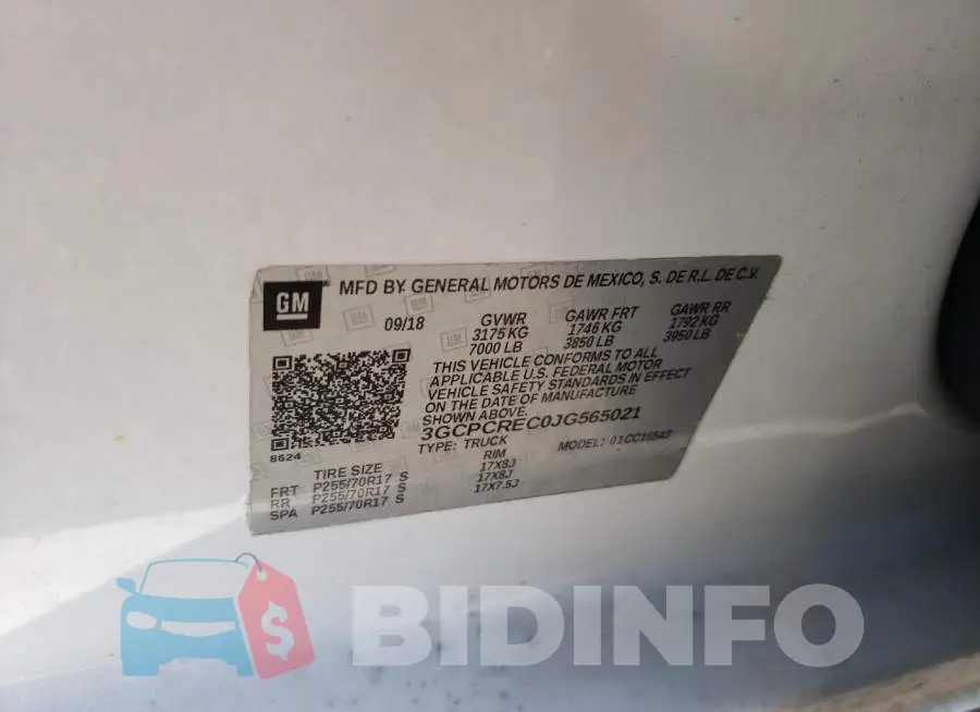 3GCPCREC0JG565021 Photo# 10