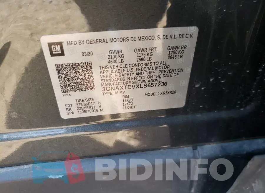3GNAXTEVXLS657236 Photo# 10