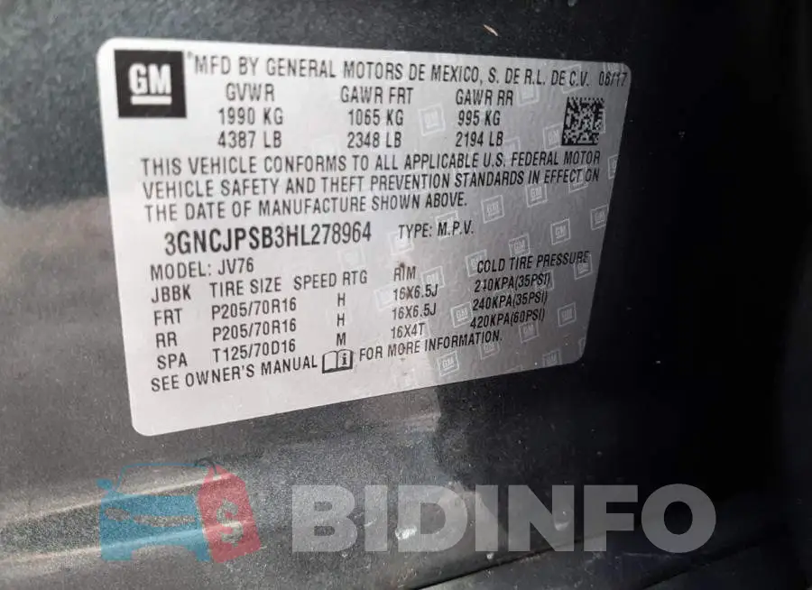 3GNCJPSB3HL278964 Photo# 10