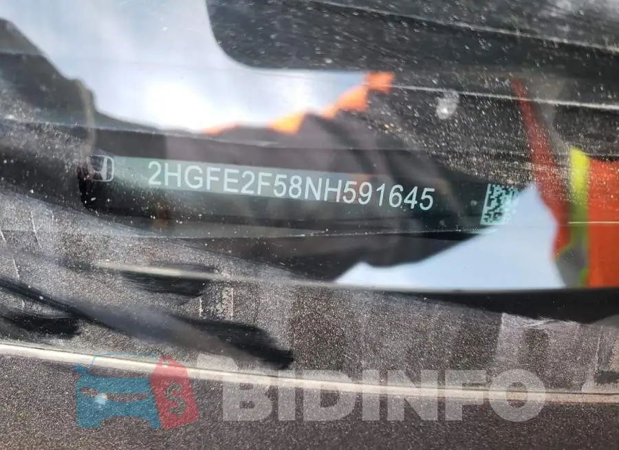 2HGFE2F58NH591645 Photo# 12