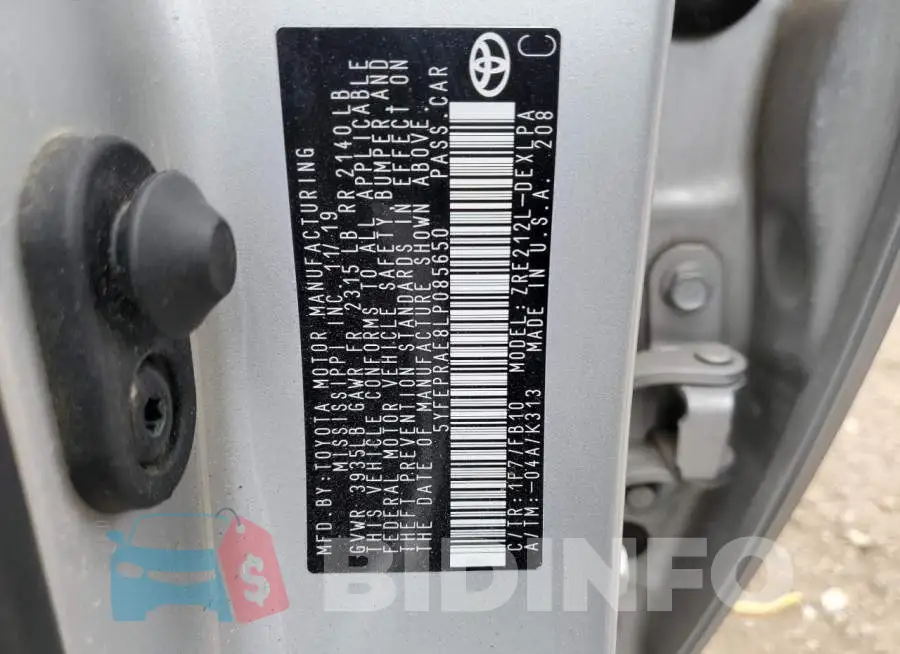 5YFEPRAE8LP085650 Photo# 10