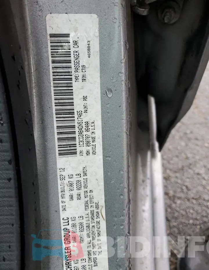 1C3CDZAB4DN517465 Photo# 12