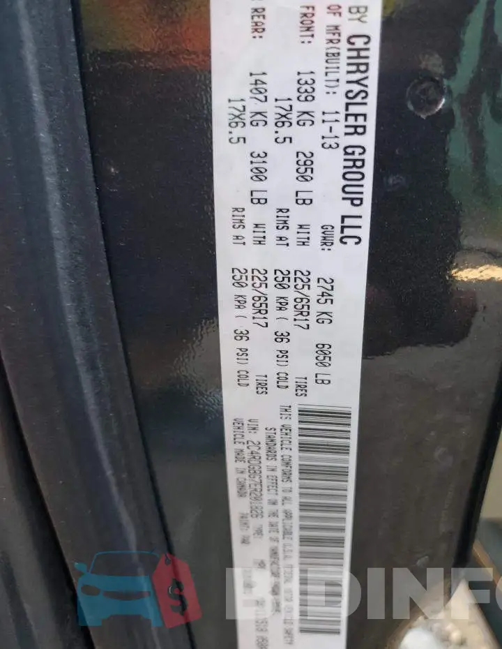 2C4RDGBG7ER201826 Photo# 10