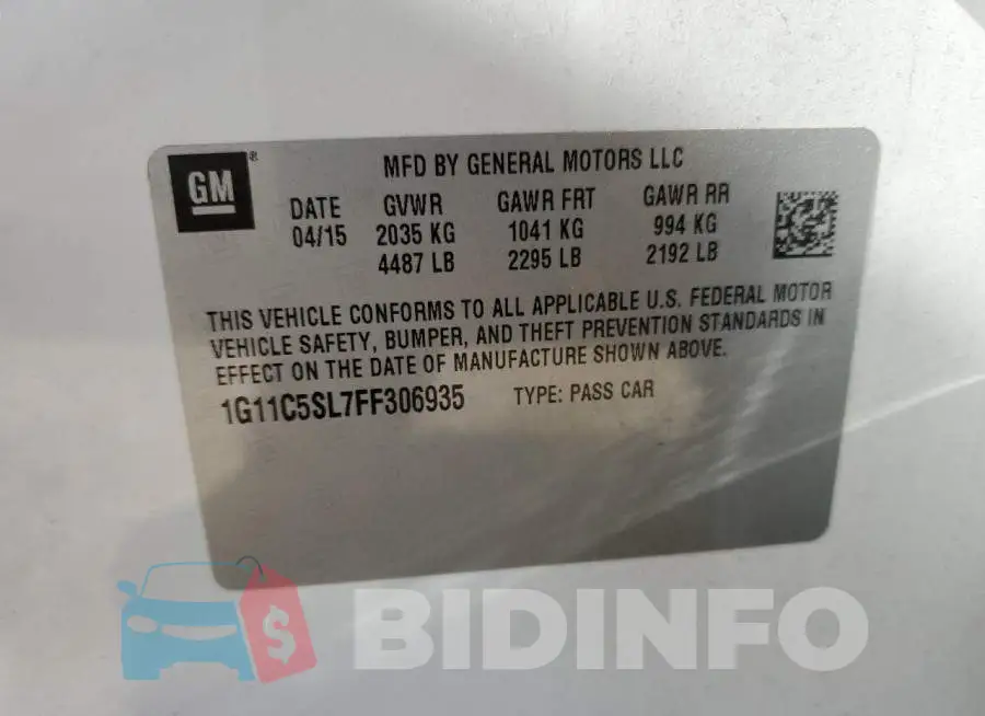 1G11C5SL7FF306935 Photo# 10