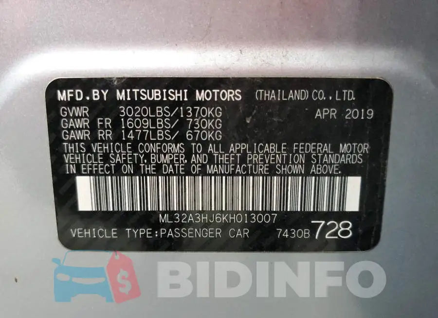 ML32A3HJ6KH013007 Photo# 12