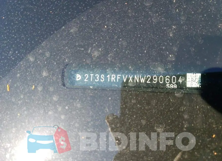 2T3S1RFVXNW290604 Photo# 10
