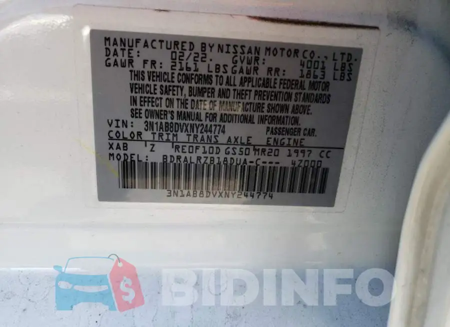3N1AB8DVXNY244774 Photo# 12