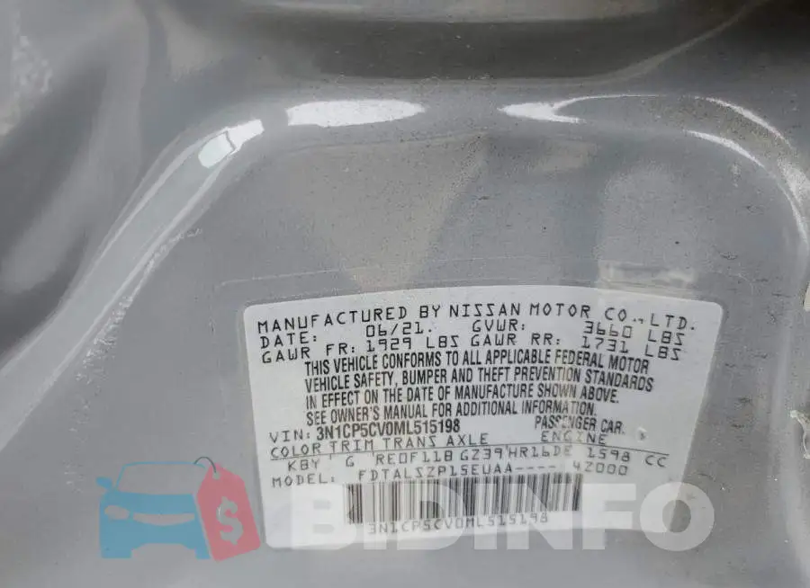 3N1CP5CV0ML515198 Photo# 10