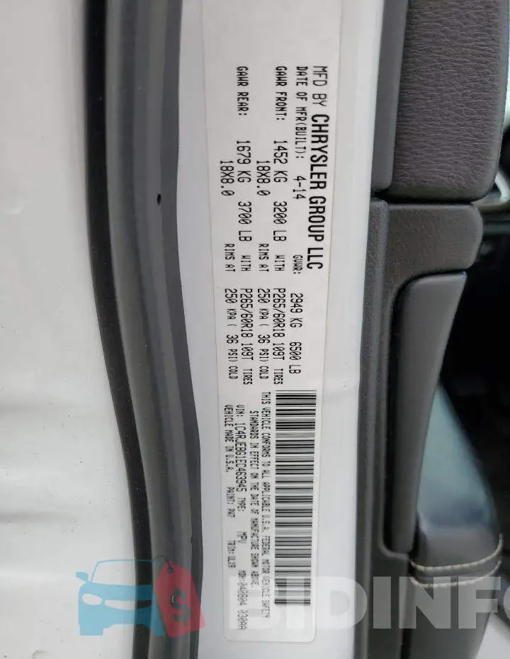 1C4RJEBG1EC463945 Photo# 10
