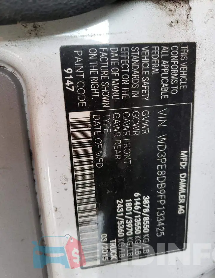 WD3PE8DB9FP133425 Photo# 12