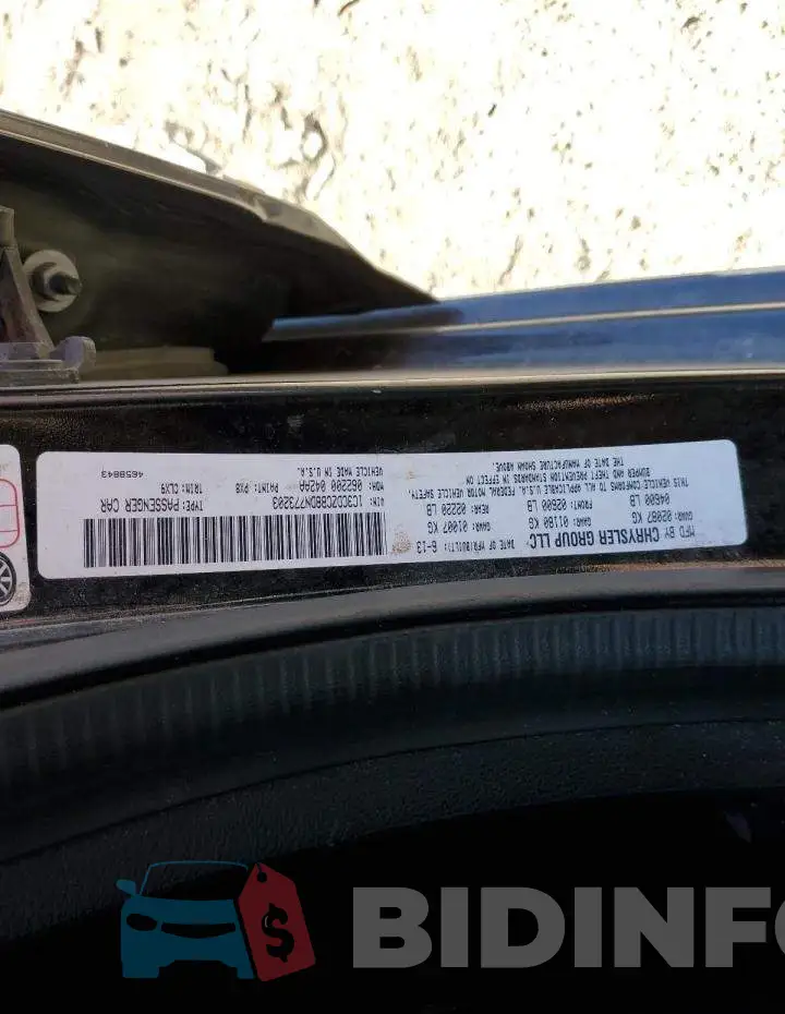 1C3CDZCB8DN773203 Photo# 10