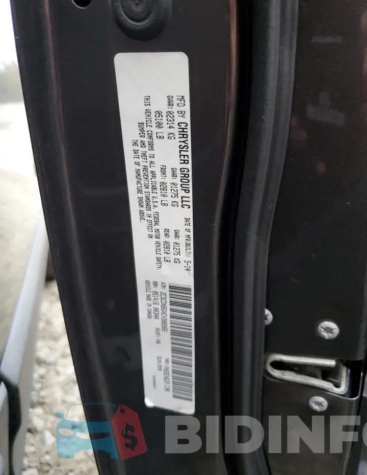 2C3CDXBGXEH308966 Photo# 12