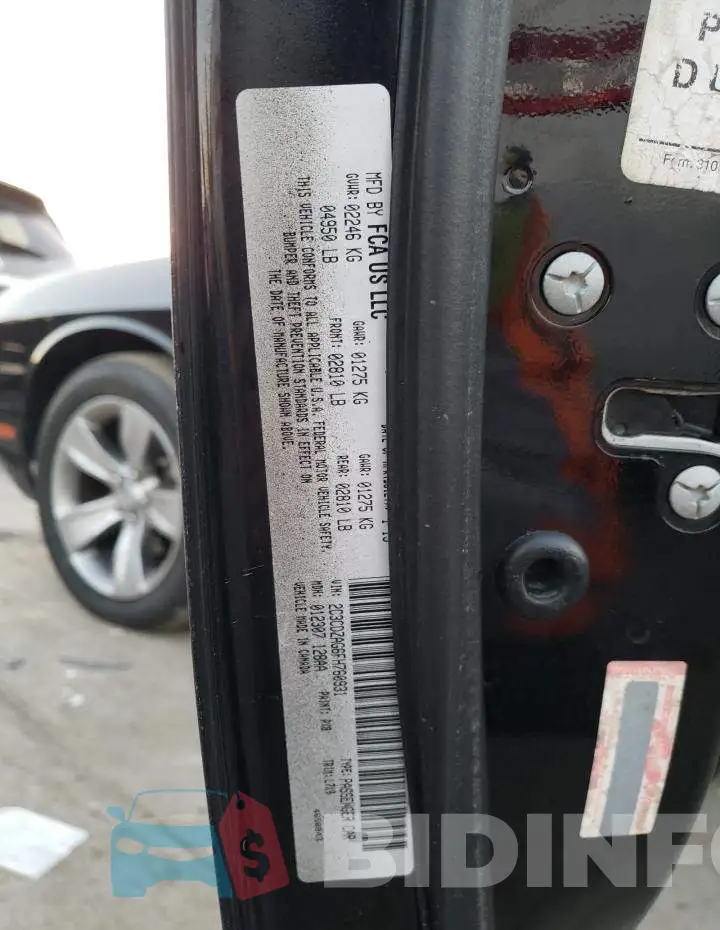 2C3CDZAG6FH760931 Photo# 12