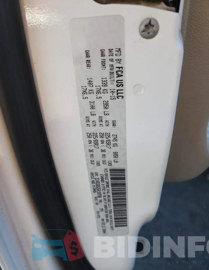 2C4RDGBG2GR169788 Photo# 13