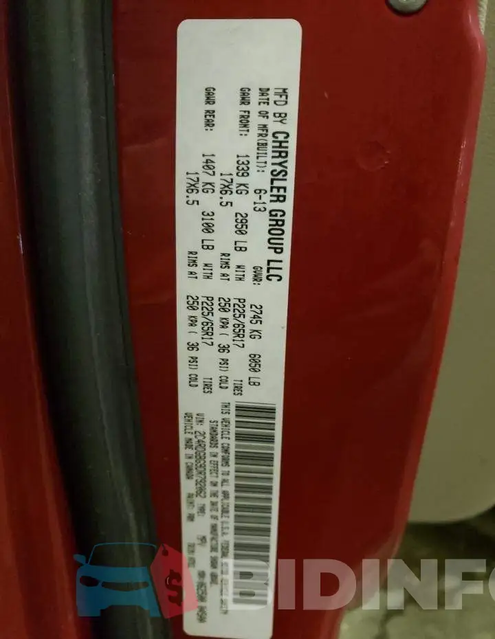 2C4RDGBG9DR792062 Photo# 13