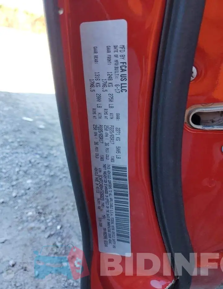 3C4PDCABXHT696823 Photo# 14